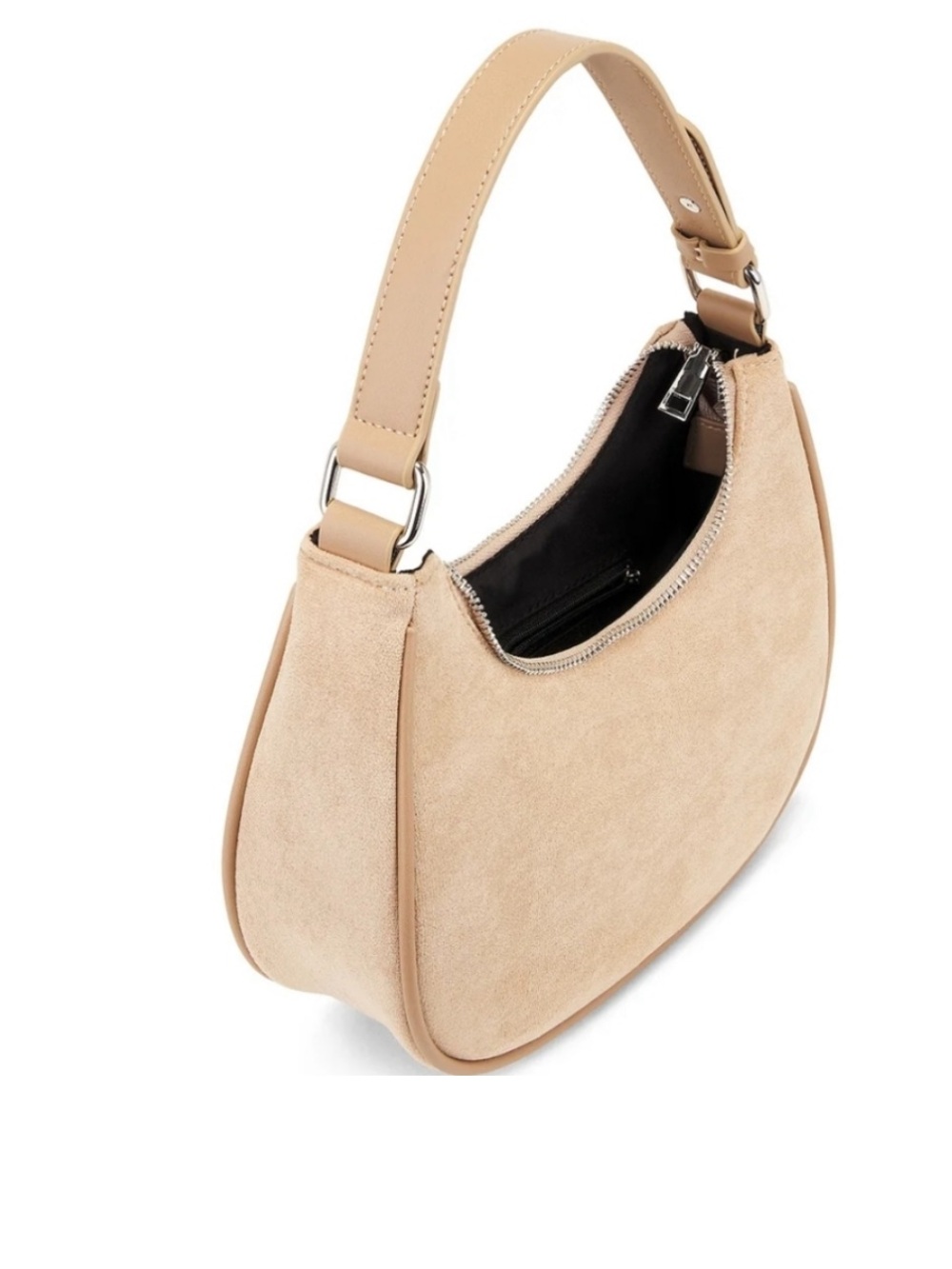 8 Other Reasons Crescent handbags Taupe